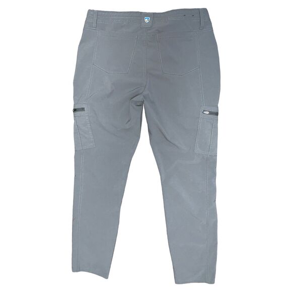 KUHL Women's Gray Outdoor/Hiking Skinny Pants, Size 12 Short, Used - Picture 3 of 7